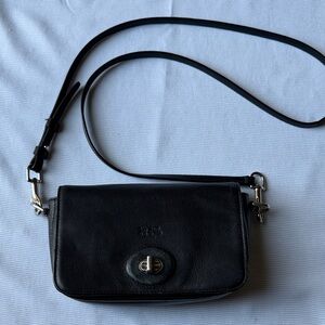 Coach Legacy Penny Black Leather Crossbody